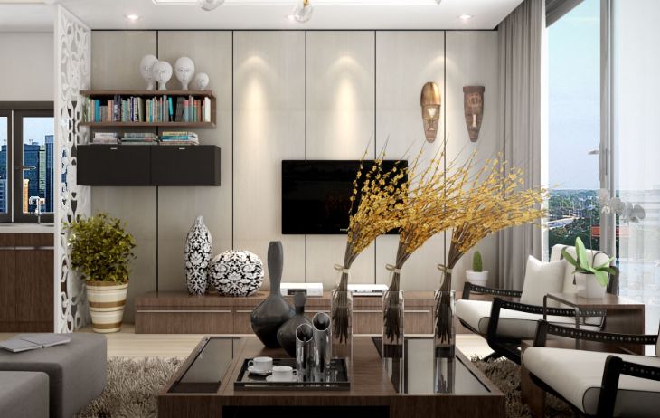 Bán căn hộ 1 phòng ngủ tòa LD3 The London Vinhomes Ocean Park, hướng Đông tứ trạch, hiện đại